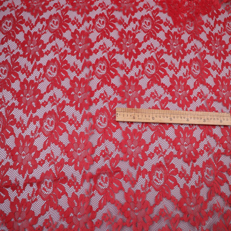 Lace Fabric Women's Polyester Warp Knit for Women's Wear Wholesale Sup 9